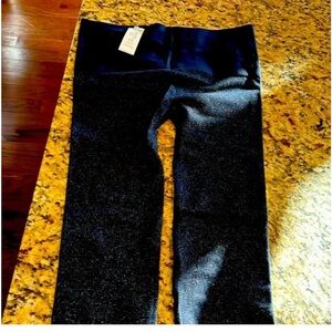 Sparkly Navy Leggings